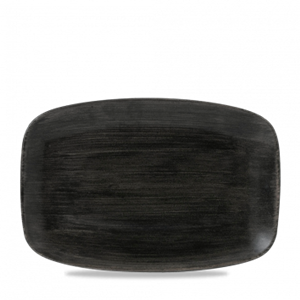 Stonecast Patina Iron Black Oblong Chefs Plate 12 x 7.80inch