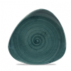 Stonecast Patina Rustic Teal Lotus Plate 9inch