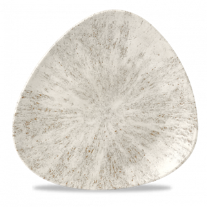 Stone Agate Grey Lotus Plate 10inch