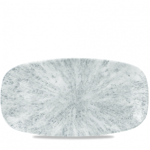 Stone Pearl GreyChefs Oblong Plate 13.875 x 7.375inch