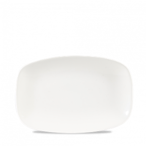 White Chefs Oblong Plate 9.35 x 6.2inch