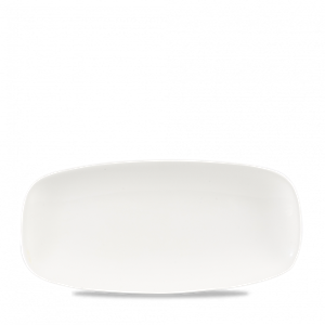 White Chefs Oblong Plate 11.75 x 6inch