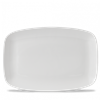 White Chefs Oblong Plate 13.875 x 7.375inch