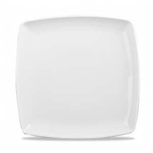 White Deep Square Plate 10.25inch