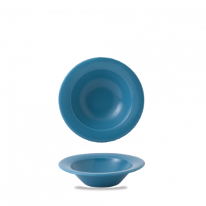 Blue Glaze Mid Rim Bowl 6.5inch