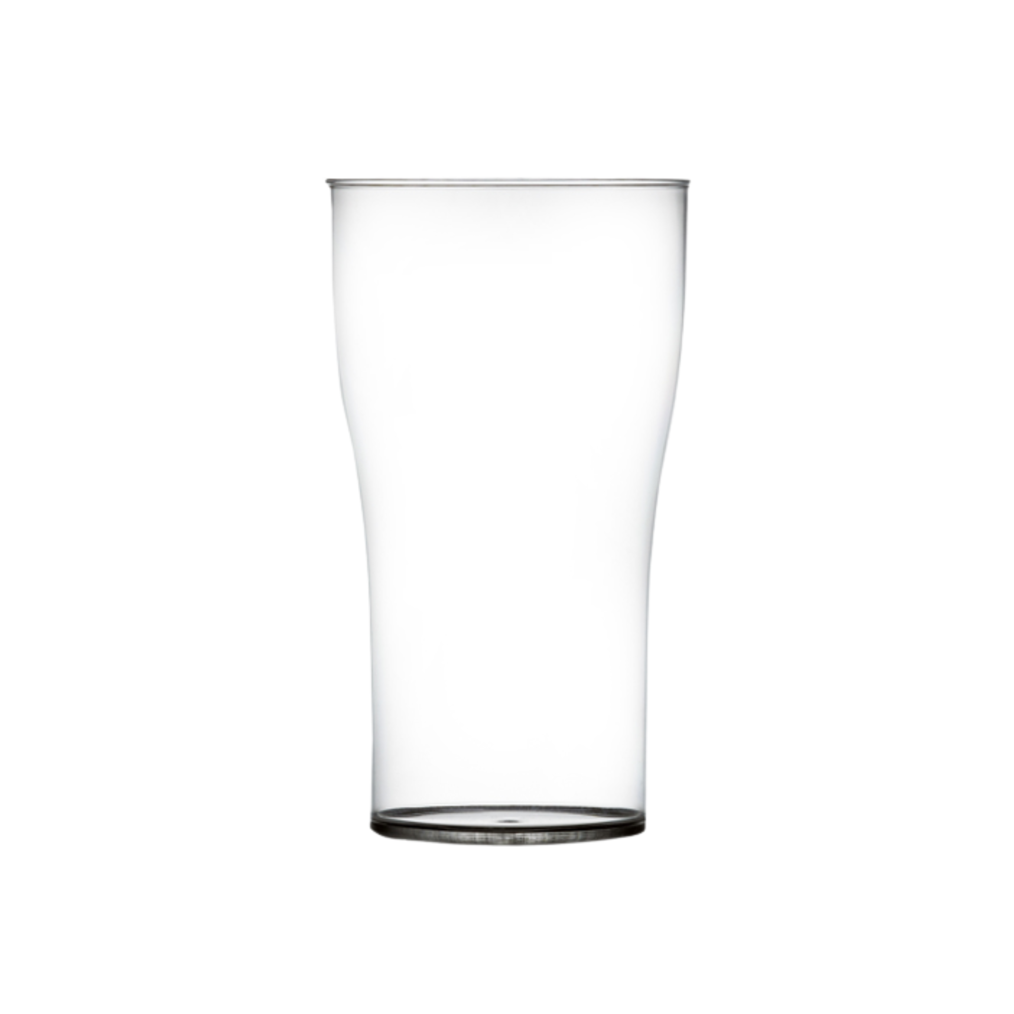Elite Polycarbonate 2 Pint Nucleated Tulip Tumbler CE Plastic Beer Glass CE Marked at 2 Pints 