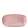 Stonecast Petal Pink Chefs Oblong Plate 11.75 x 6inch