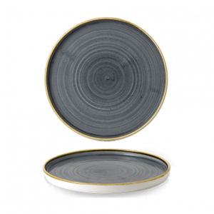 Stonecast Blueberry Walled Plate 10 2/8inch