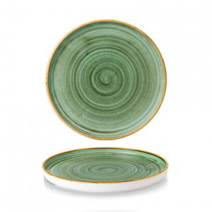Stonecast Samphire Green Walled Plate 10 2/8inch