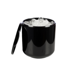 Plastic Insulated Ice Bucket Black 4ltr