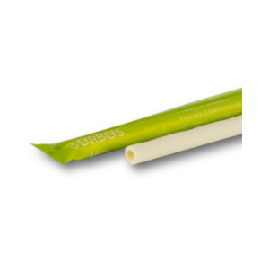 Sorbos Edible Straws Lime Flavour 7.5inch