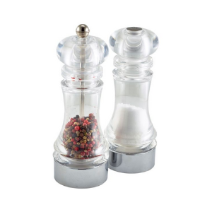 Acrylic Pepper Mill & Salt Shaker Set