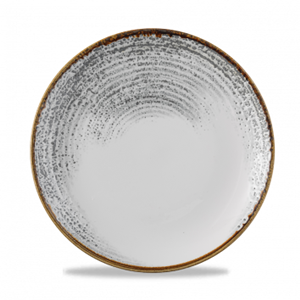 Homespun Accents Jasper Grey Evolve Coupe Plate 10.25inch