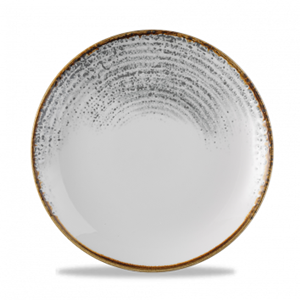 Homespun Accents Jasper Grey Evolve Coupe Plate 8.67inch