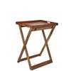 GenWare Acacia Wood Butler Tray Stand