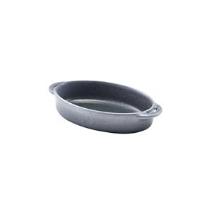 Forge Graphite Stoneware Oval Dish 17.5 x 11.5 x 4cm