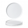 White Walled Plate 10 2/8inch