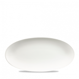 White Oval Chefs Plate 11.80 x 5.75inch
