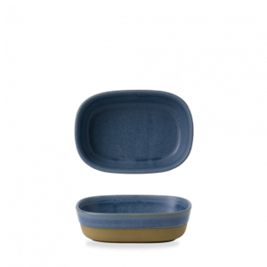 Emerge Oslo Blue Dish 6.75 x 5 x 2inch / 17 x 12 x 5cm