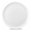 White Round Evolve Plate 12inch