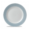 Isla Spinwash Ocean Blue Profile Footed Plate 10.25inch