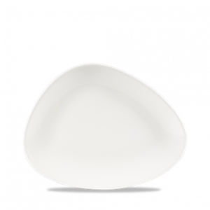 White Triangle Chefs Plate 10.375inch x 8inch
