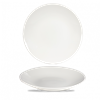 White Profile Deep Coupe Plate 10inch