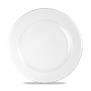 White Profile Footed Plate 10.25inch