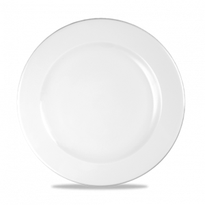 White Profile Footed Plate 10.25inch