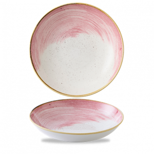 Stonecast Accents Petal Pink Evolve Coupe Bowl 9.75inch