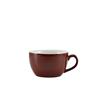 Genware Porcelain Brown Bowl Shaped Cup 250ml / 8.75oz