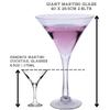 Giant Martini Glass 40 x 26.5cm 2.8ltr