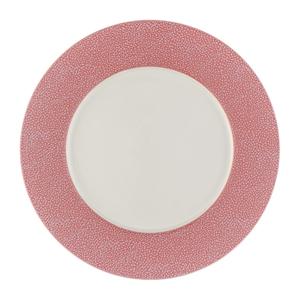 Purity Pearls Pink Rimmed Plate 11.5inch / 29cm