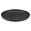 Elements Black Flat Round Plate 8.5inch / 22cm