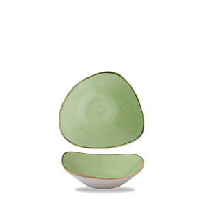 Stonecast Sage Green Triangle Bowl 6inch / 15.3cm