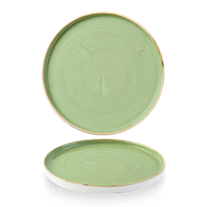 Stonecast Sage Green Walled Plate 10.25inch