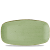 Stonecast Sage Green Chefs` Oblong Plate No.4 13.875inch x 7.375inch / 35.5 x 18.9cm