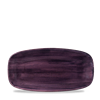 Stonecast Patina Deep Purple Chefs` Oblong Plate No.3 11.75inch x 6inch / 29.8 x 15.3cm