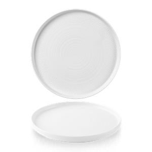 Isla White Walled Plate 10.25inch / 26cm