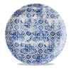 The Maker`s Collection Porto Blue Coupe Plate 11.25nch / 28.8cm