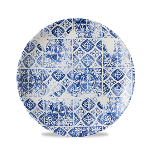 The Maker`s Collection Porto Blue Coupe Plate 8.66inch / 21.7cm