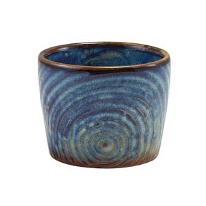 Terra Porcelain Aqua Blue Organic Dip Pot 3oz / 90ml