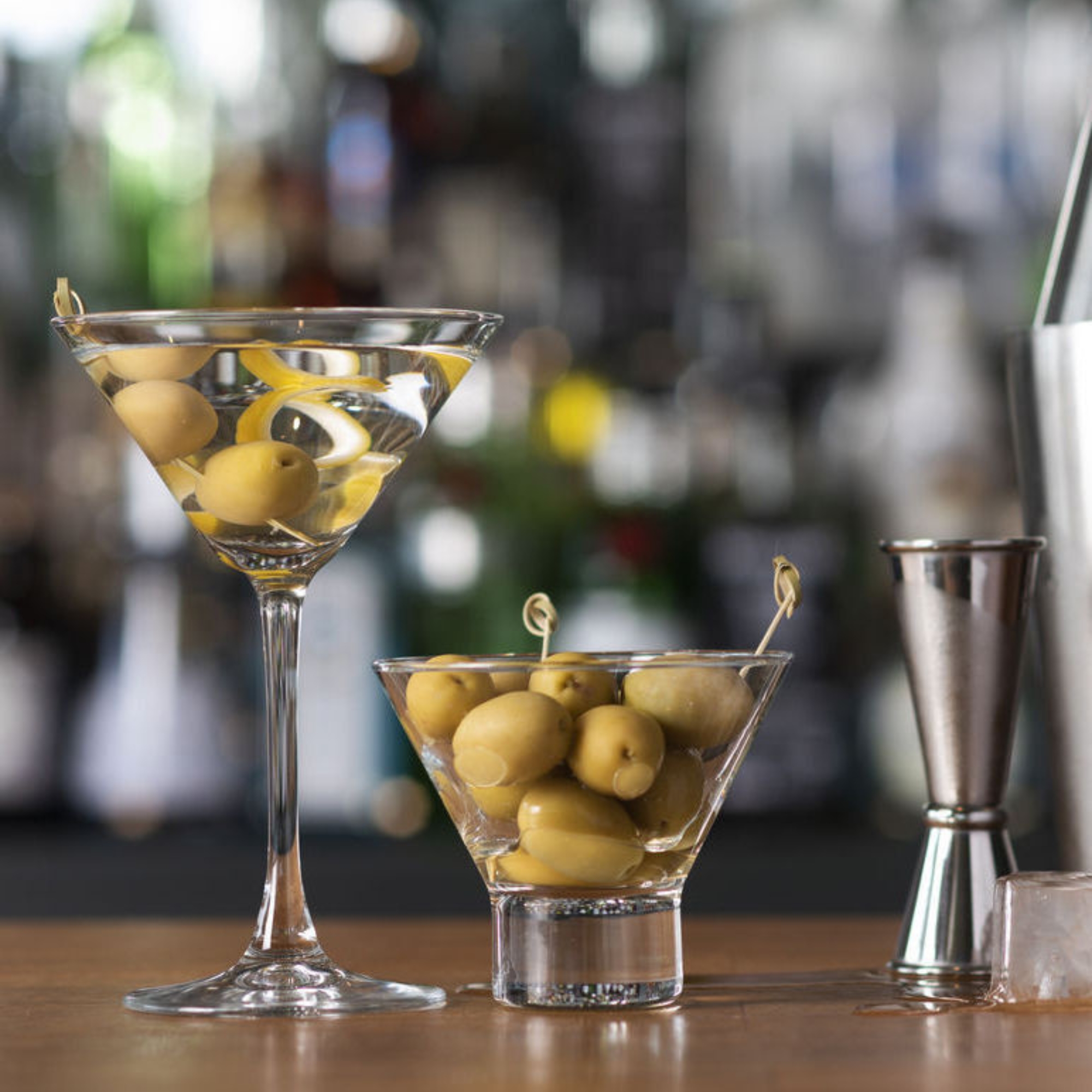 Pasabahce Diamond Martini Cocktail Glasses 240ml