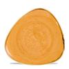 Stonecast Tangerine Triangle Plate 9inch / 22.9cm