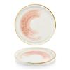 Studio Prints Homespun Accents Coral Walled Plate 10.25inch / 26cm