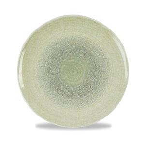 Harvest Grain Speckled Green Organic Coupe Plate 11.625inch / 29.5cm