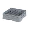 20 Compartment Glass Rack with 1 Extender H92mm - Grey