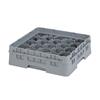 20 Compartment Glass Rack with 1 Extender H114mm - Grey