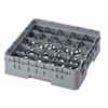 25 Compartment Glass Rack with 1 Extender H92mm - Grey