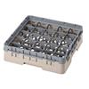 25 Compartment Glass Rack with 1 Extender H92mm - Beige